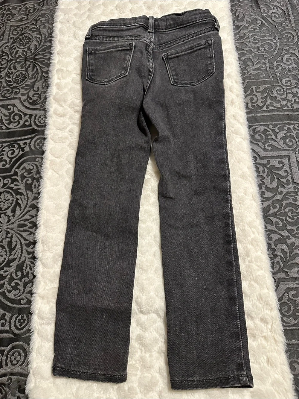 Old Navy Black Skinny Jeans with Knee Distressing